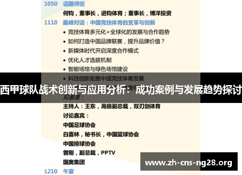 西甲球队战术创新与应用分析:成功案例与发展趋势探讨 西甲球队战术创新与应用分析:成功案例与发展趋势探讨