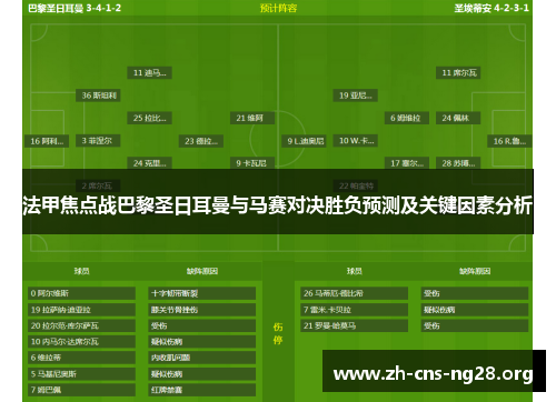 法甲焦点战巴黎圣日耳曼与马赛对决胜负预测及关键因素分析 法甲焦点战巴黎圣日耳曼与马赛对决胜负预测及关键因素分析